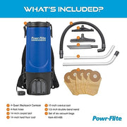 Powr-Flite Pro Lite BP4S / 4-quart / Blue Canister Vacuums
