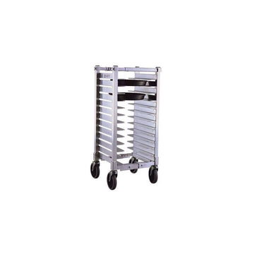 Counter Height Pizza Pan Rack by New Age – Aluminum, Metallic, Model NS590A