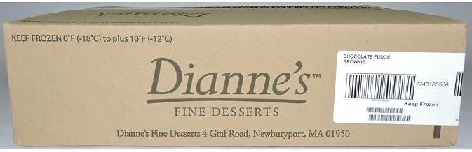 Alden Merrell Desserts Chocolate Fudge Brownie, 52 Ounce -- 4 per case.