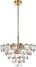ELEGANT Lighting Adaline 20 inch Chandelier in Satin Gold