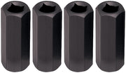 Carb Hold Down Nuts 5/16in-18 Thread 4pk by Allstar Performance – Onesize, Alloy Steel, Golden, Model ALL26324