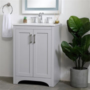 Elegant Decor 24" - Single / Grey / Traditional Wheel Care