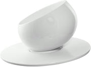 10 Strawberry Street Whittier 6.5"/ 28 Oz Angled Bowl, Set of 4, White