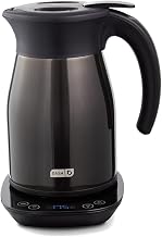 Dash Insulated Electric Kettle, 1.7L Stainless Steel Tea Kettle with Temperature Control, Keep Warm, Digital Display, Cool-Touch Exterior, Hot Water for Tea & Coffee, 1500W