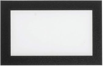 HUBERT MagaFrame® Magnetic Sign Frame Black - 3 1/2" W x 2" H