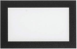 HUBERT MagaFrame® Magnetic Sign Frame Black - 3 1/2" W x 2" H