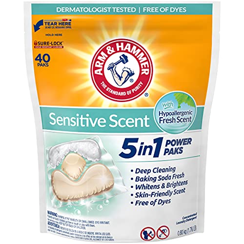 Arm & Hammer 40 Count (Pack of 1) / Fresh Scent / 1 Detergent Pacs & Tablets