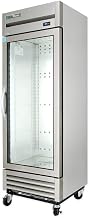 True T-19G-HC~FGD01 27" One Section Reach In Refrigerator, (1) Right Hinge Glass Door, 115v