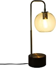 Modern Classic Desk Lamp Villa Living Room Bedroom Study Decorative Original Design European Glass Table Light, Easy Assembly Table Lamp for Sale, Simple Glass Globe Arched Table Lamp 110V