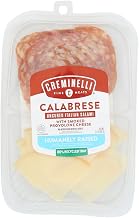 Creminelli Fine Meats Sliced Calabrese and Smoked Provolone, 2.2 Ounce -- 12 per case.