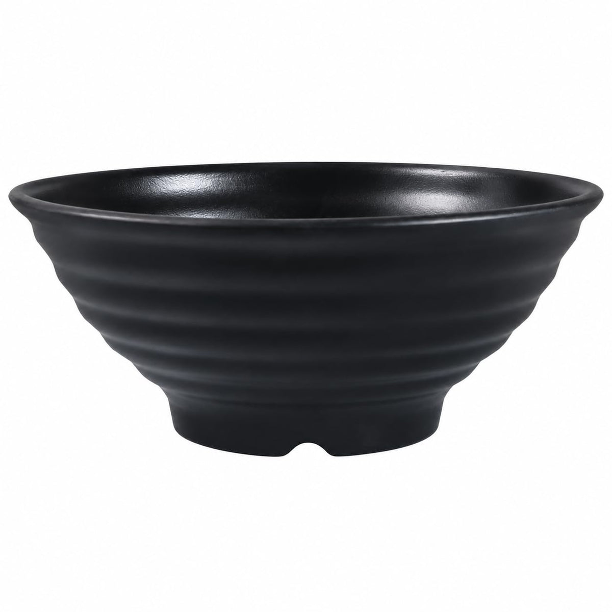 Black Pearl-2 Bowl by Yanco – 48 oz., 48.0 ounces, Melamine, Black, Pack of 24