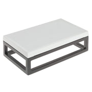 Black Display Riser with White Top - 3 1/5" H by HUBERT – Metal, Black, Model 39035+94697