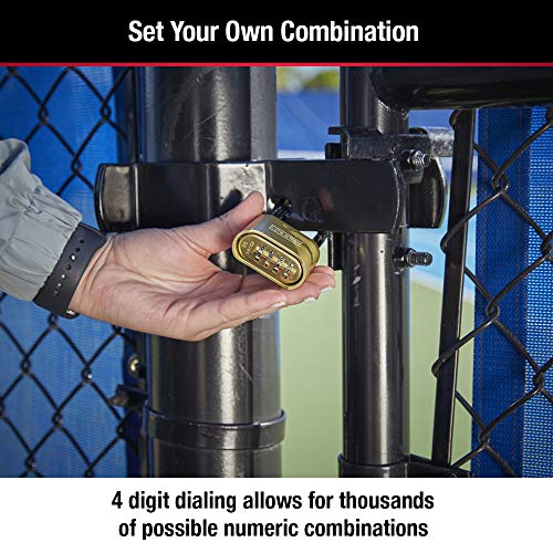 Master Lock 40 Pack / Gold / Number Combination Combination Padlocks
