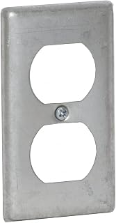 RACO Electrical Box Cover,Square,4-1/4" L, Metallic (864)