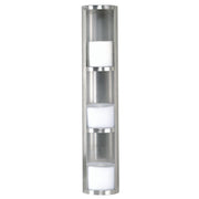 Surface-Mount 3 Section Lid Dispenser by DISPENSE-RITE – 44.0 ounces, Stainless Steel, Silver, Model TLD-3-3