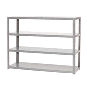 Global Industrial 4 Shelf – Extra Heavy Duty Steel Shelving Unit, 48" W x 18" D x 60" H, Gray