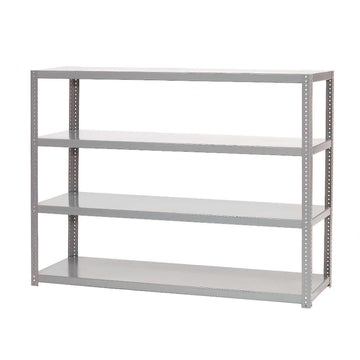Global Industrial 4 Shelf – Extra Heavy Duty Steel Shelving Unit, 48" W x 18" D x 60" H, Gray