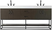 Caroline Bathroom Vanity Mocha Brown