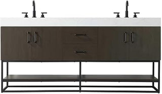 Caroline Bathroom Vanity Mocha Brown