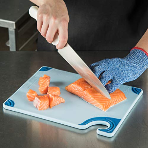 San Jamar Blue / 1 / 12"L x 9"W Cutting Boards, Mats & Sets