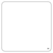 DissolveMark Blank Dissolvable Label by DayMark Safety Systems – 2.5" x 2.5", Paper, White, Model IT110080