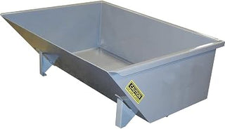 Global Industrial 1/4 Cubic Yard Low-Profile Self-Dumping Forklift Hopper, 4000 Lbs.