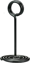 American Metalcraft NSB4 Black Swirl Base Wire 4H Number Stand"