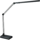 Alera ALELED908B 3.25 in. W x 6 in. D x 21.5 in. H Adjustable LED Desk Lamp - Black