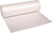 Boardwalk High Density Industrial Can Liners Coreless Rolls, 60 gal, 16 microns, 38 x 60, Natural, 25 Bags/Roll, 8 Rolls/Carton