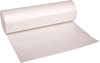 Boardwalk High Density Industrial Can Liners Coreless Rolls, 60 gal, 16 microns, 38 x 60, Natural, 25 Bags/Roll, 8 Rolls/Carton