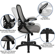 Flash Furniture Light Gray / Set of 1 / Contemporary Home Office Desk Chairs