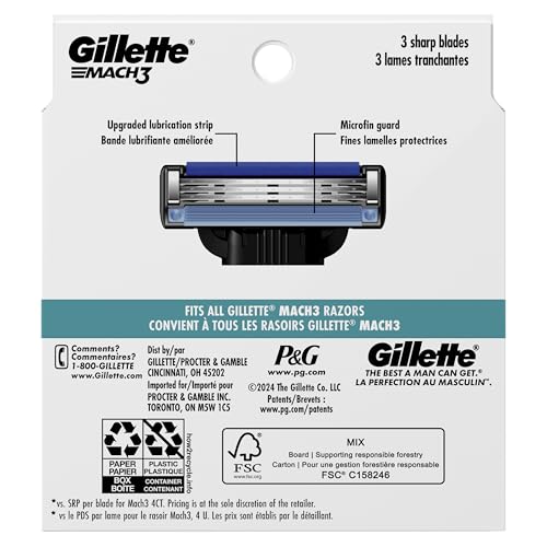 Gillette 8 Count (Pack of 1) / BLUE / 8 Refills Cartridges