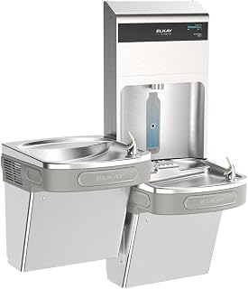 Elkay Pro Bottle Filling Station & Bi-Level ADA Cooler, Lead, SS Gray