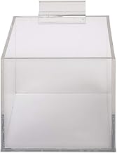 4" Square Acrylic Slatwall Bin, 83827