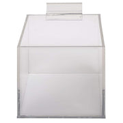 4" Square Acrylic Slatwall Bin by AARCO DISPLAY PRODUCTS – Acrylic, Clear, Model 2604