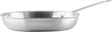 Winco 10" Aluminum Fry Pan/Skillet, Natural Finish | Reinforced riveted handle for secure grip, Hanging hole for easy storage, Great for Sauteing, Searing and Restaurant Kitchens