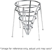 G.E.T. 4-83888 Fry Cone Basket, Stainless Steel, 5" Diameter x 6"H, Case of 12