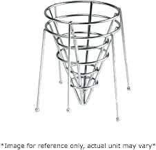 G.E.T. 4-83888 Fry Cone Basket, Stainless Steel, 5" Diameter x 6"H, Case of 12
