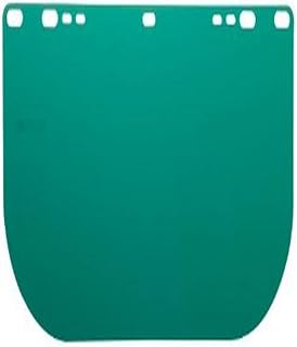 Jackson Safety 29100 F20 Unbound Polycarbonate Faceshield, Capacity, Volume, Polycarbonate, Standard, Dark Green