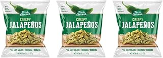 Fresh Gourmet Crispy Lightly Salted Jalapenos Crunchy Snack and Salad Topper, 16 Ounce (Pack of 3)