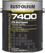 Rust-Oleum V7500 Series <450 Voc Dtm Alkyd Enamel, Flat White Gallon Can - Lot of 2