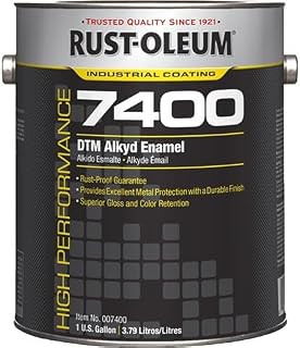 Rust-Oleum V7500 Series <450 Voc Dtm Alkyd Enamel, Flat White Gallon Can - Lot of 2
