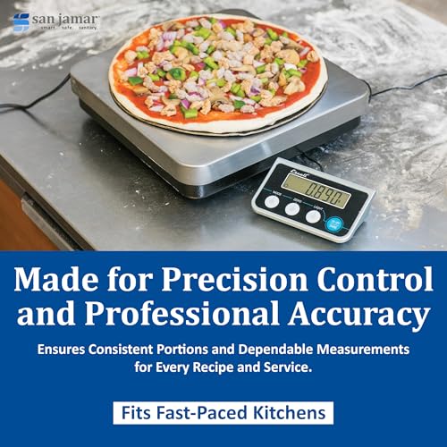 San Jamar Small Portion / Silver / Modern Digital Scales