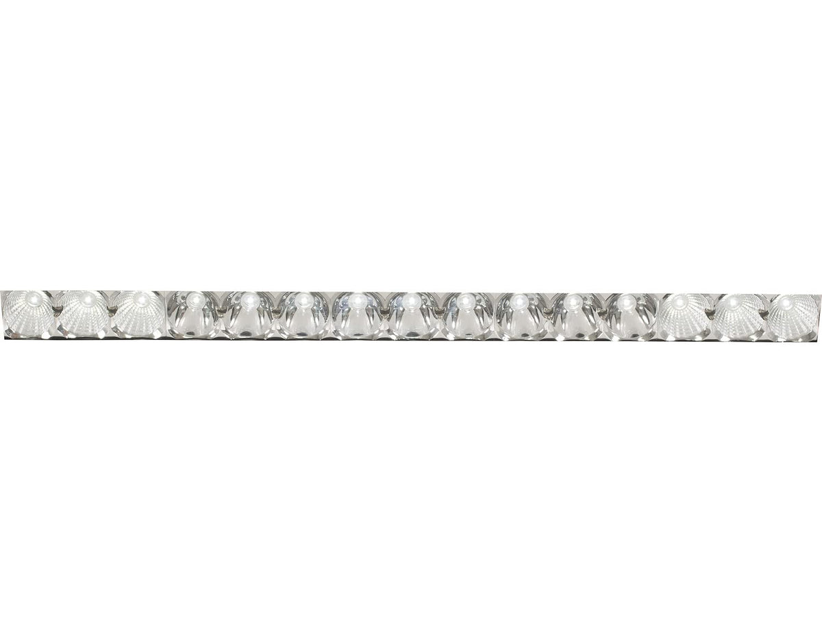 Buyers Products 32 Inch 6480 Lumen LED Clear Combination Spot-Flood Light Bar by Buyers Products Company – 32 Inch, Aluminum, Solid Black, Model 1492183