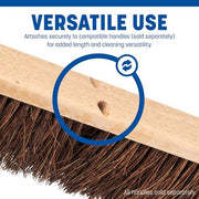 SPARTA 1 / 24 Inches (Pack of 1) / Tan/Brown Push Brooms
