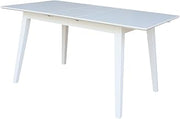 IC International Concepts 60" Solid Wood Butterfly Extension Dining Table
