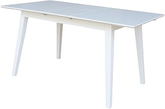 IC International Concepts 60" Solid Wood Butterfly Extension Dining Table