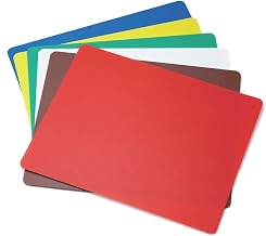 TableCraft Products FCB1218A Assorted Flexible Cutting Board - 6 / PK