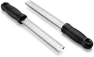 Microplane Classic Twin Pack - 12" Black Zester Grater with Surgical-Grade Stainless Steel Blade