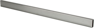Econoco Rectangular Tubing, 3' Long x 1/2" x 1-1/2" 10 Pack | Heavy-duty rectangular or round tubing hangrail, chrome or satin chrome finish for gondola and wall retail fixtures